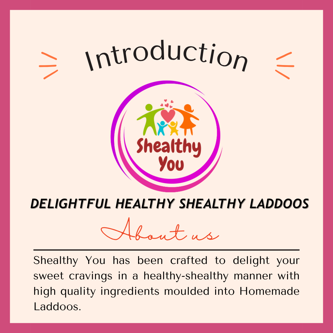 Shealthy You - Aata Gond Laddoo | No Refined Sugar | 14g Calcium | Energy Rich | Healthy Snacks for Kids, Adults and Elderly alike