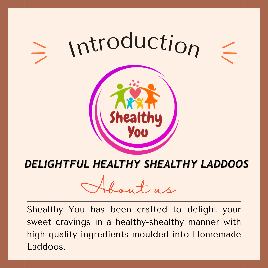 Shealthy You - Ragi Laddoo | No Refined Sugar | High Protein | Calcium Rich | Dietary Fiber Rich | Healthy Snacks for Kids, Adults and Elderly alike